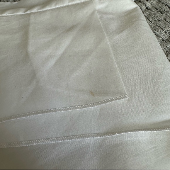 ⚪️🤍 WHITE BCBG MaxAzria origami pleated Layered Mini Skater Skirt Size 2 - Picture 15 of 16